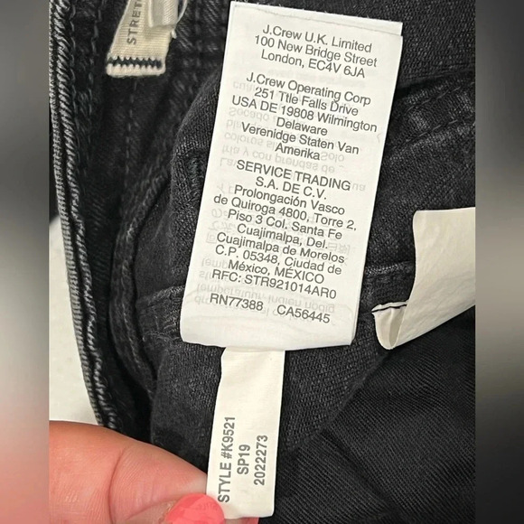 Madewell Stretch Denim A-Line Skirt Women's Size 2 Carbon Black Pockets Mini - Picture 3 of 10